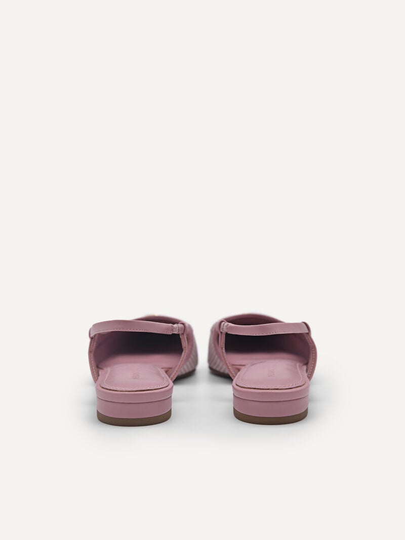 Pedro Studio Kate Woven Ballerina Women Flats Blush | Q9Q-2088