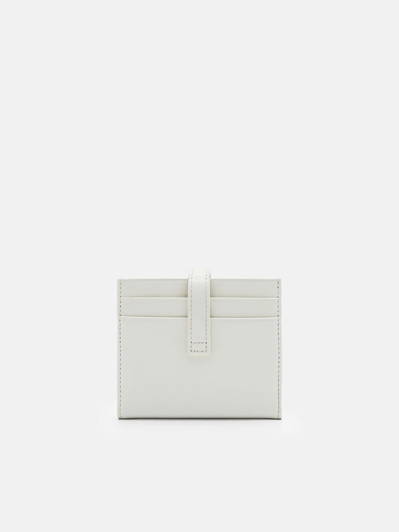 Pedro Studio Leather Bi-Fold Women Card Holders Chalk | Q9Q-2008