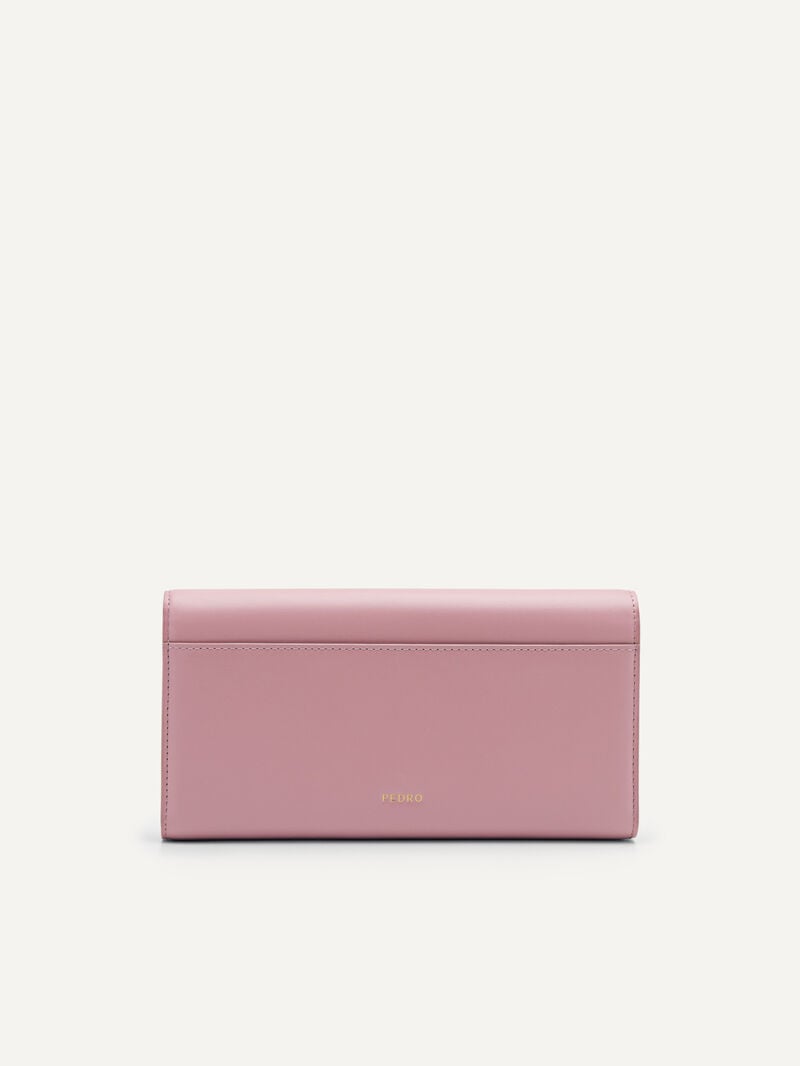 Pedro Studio Leather Bi-Fold Women Wallets Blush | Q9Q-2003