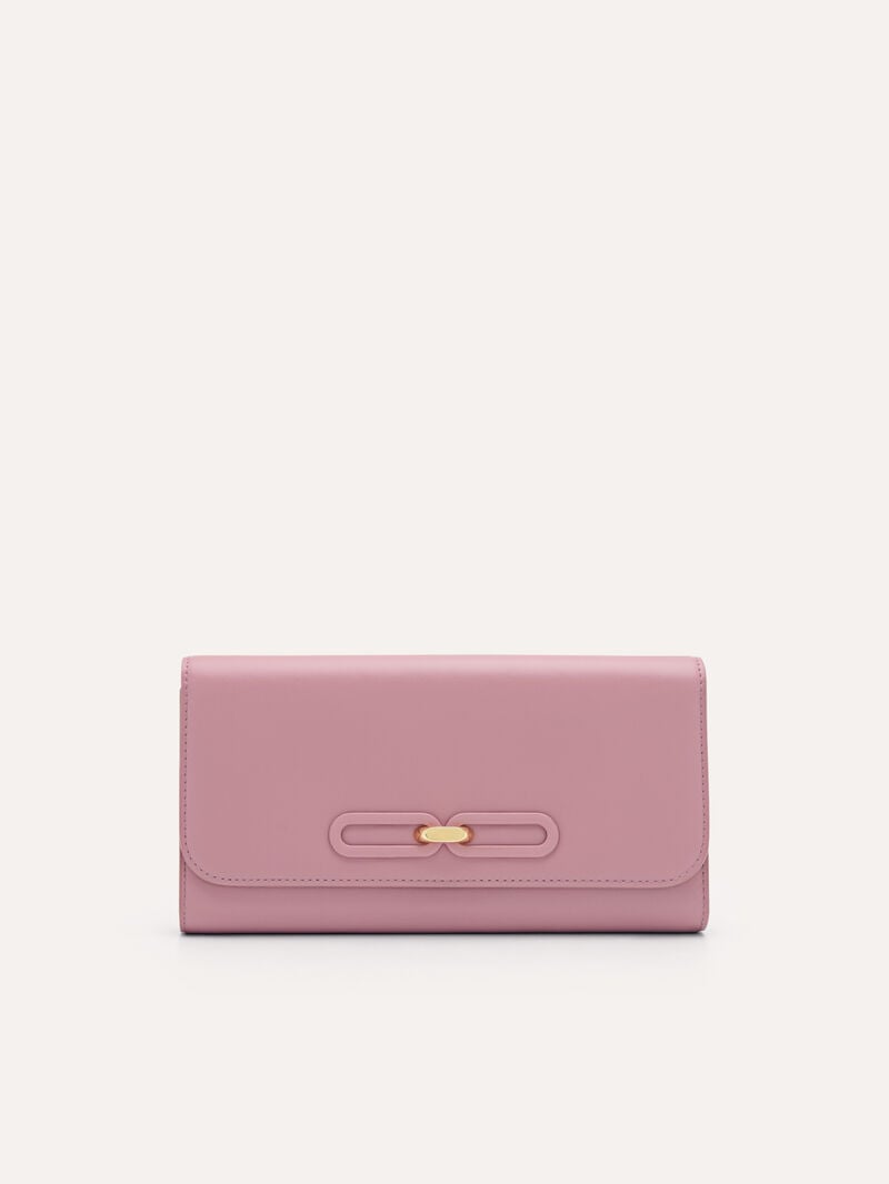 Pedro Studio Leather Bi-Fold Women Wallets Blush | Q9Q-2003