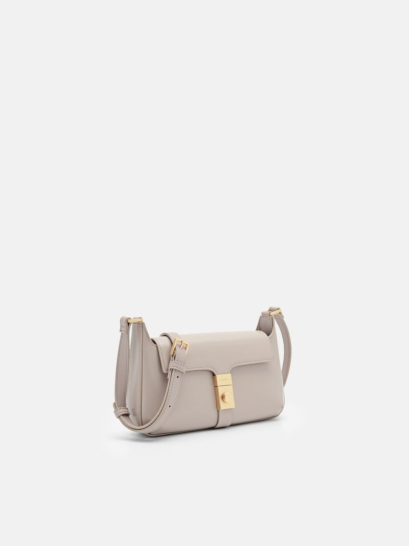 Pedro Studio Leather Phone Pouch Women Tech Accessories Taupe | Q9Q-2000