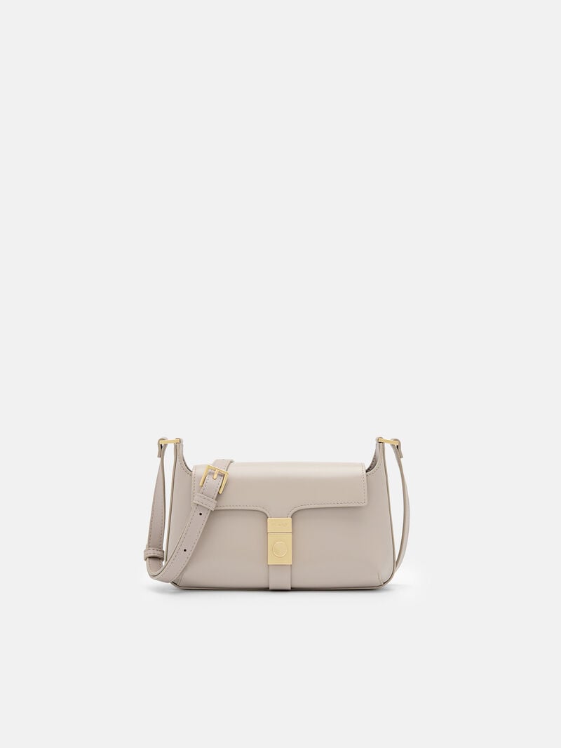 Pedro Studio Leather Phone Pouch Women Tech Accessories Taupe | Q9Q-2000