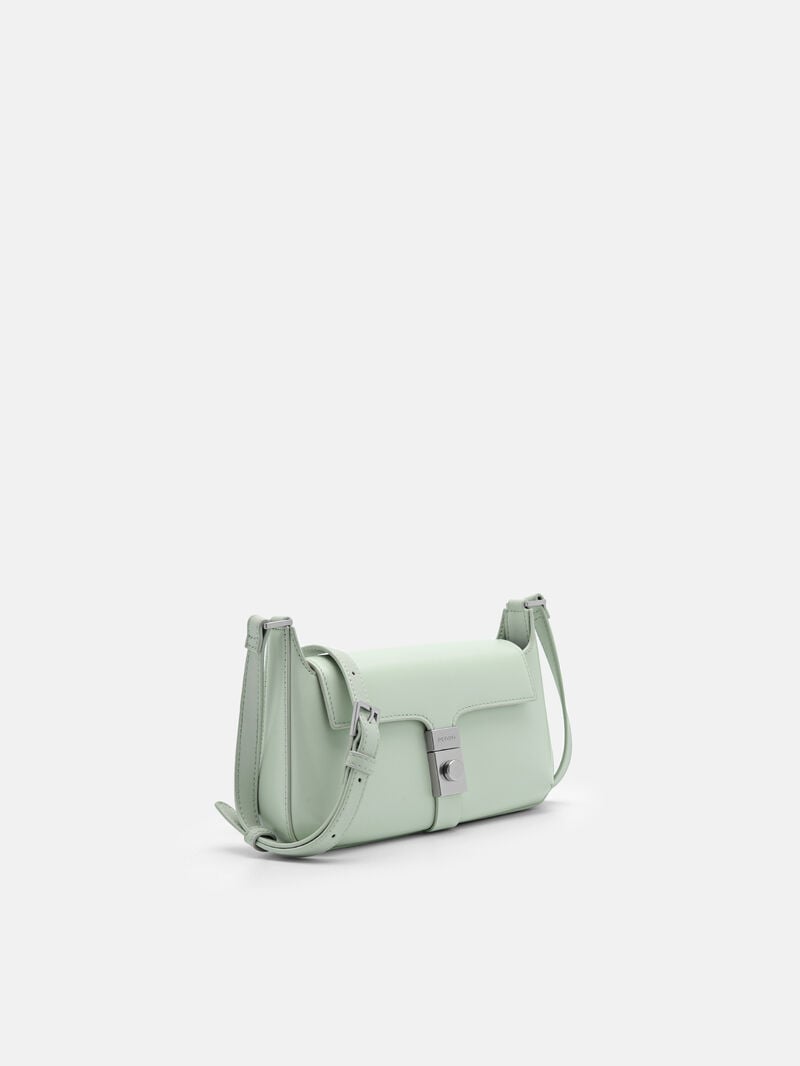 Pedro Studio Leather Phone Pouch Women Tech Accessories Light Green | Q9Q-1999