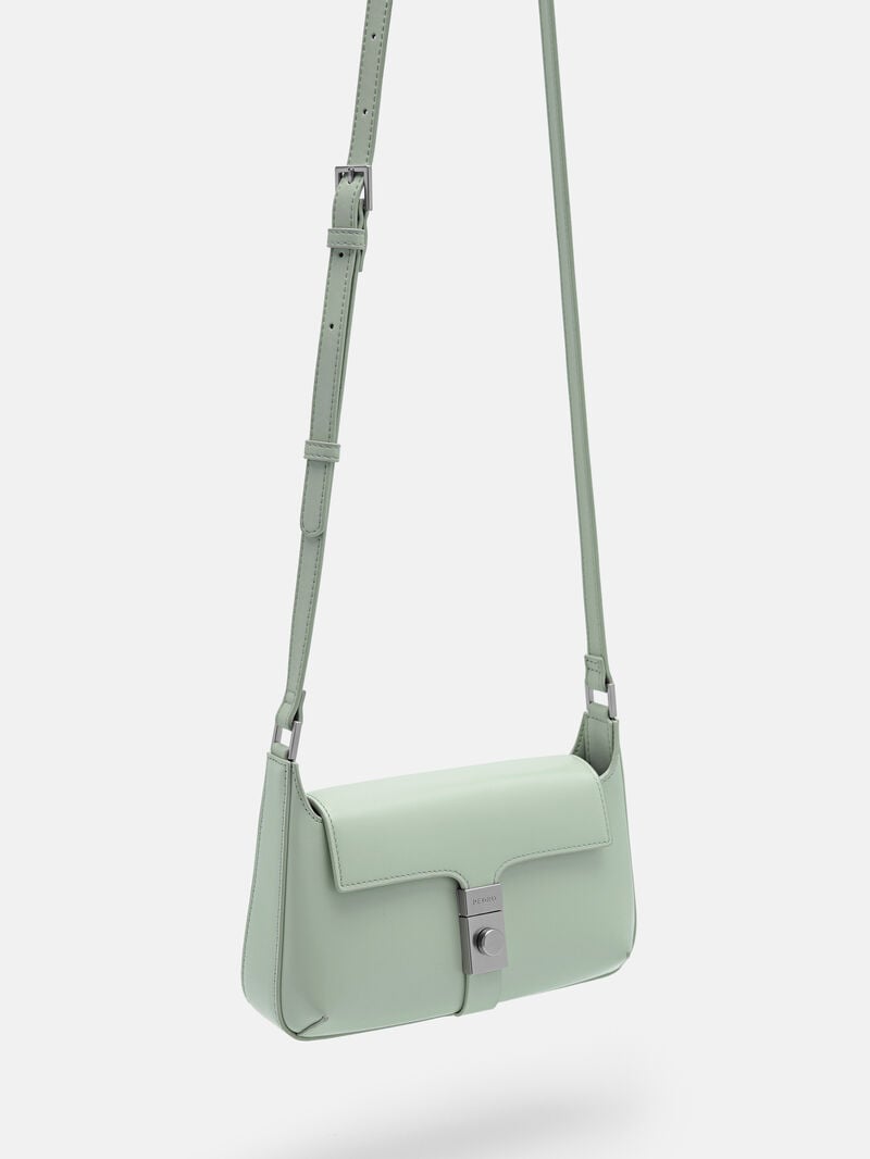 Pedro Studio Leather Phone Pouch Women Tech Accessories Light Green | Q9Q-1999