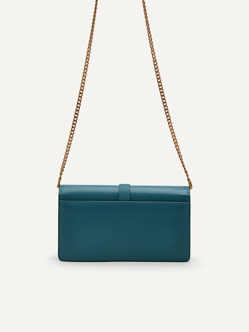 Pedro Studio Leather Travel Organizer Women Travel Accessories Teal | Q9Q-1990