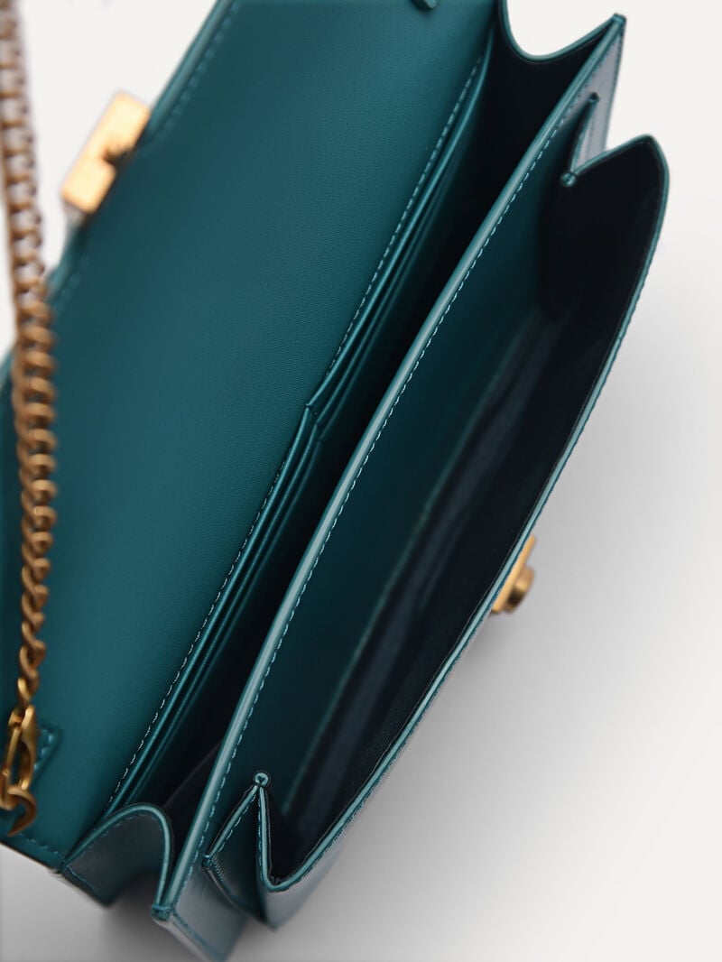 Pedro Studio Leather Travel Organizer Women Travel Accessories Teal | Q9Q-1990