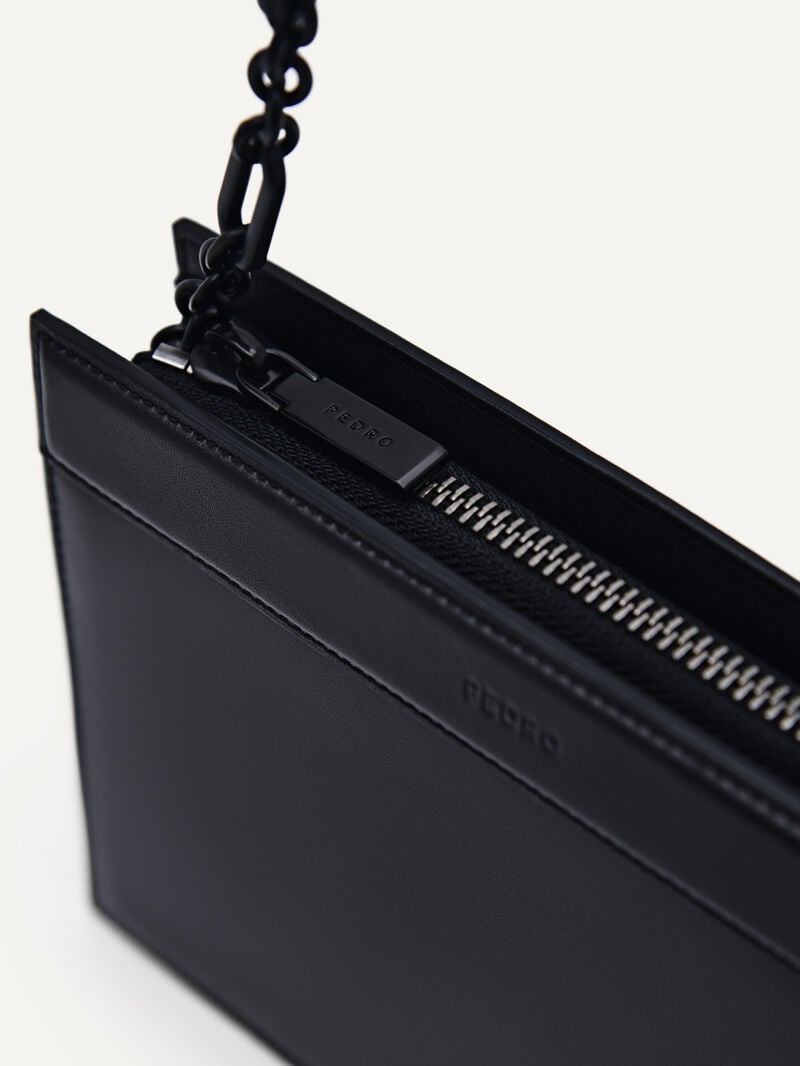 Pedro Studio Leather Travel Organizer Women Travel Accessories Black | Q9Q-1984