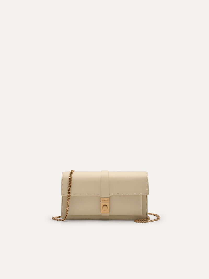 Pedro Studio Leather Travel Organizer Women Wallets Sand | Q9Q-1981