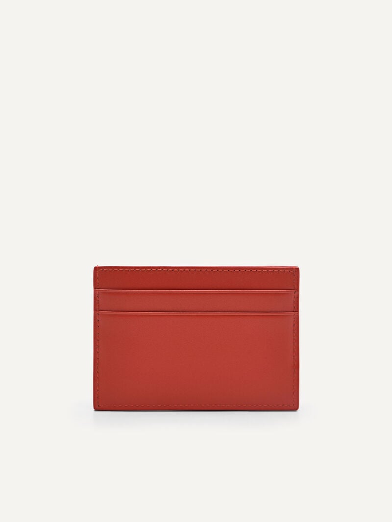 Pedro Studio Leather Women Card Holders Red | Q9Q-2012
