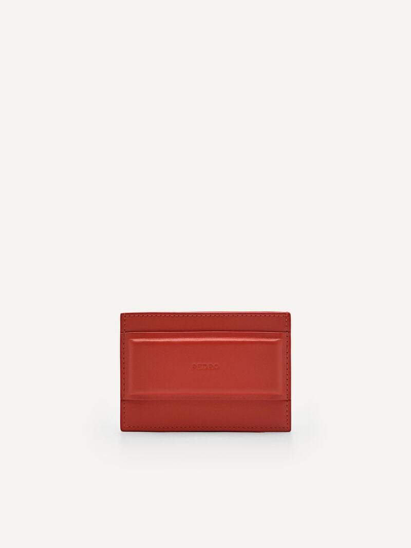 Pedro Studio Leather Women Card Holders Red | Q9Q-2012