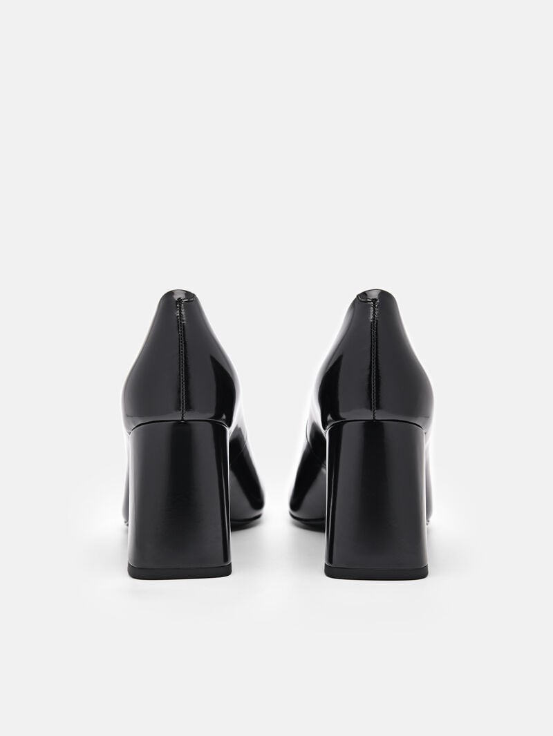 Pedro Studio Marie Leather Women Pumps Black | Q9Q-2057
