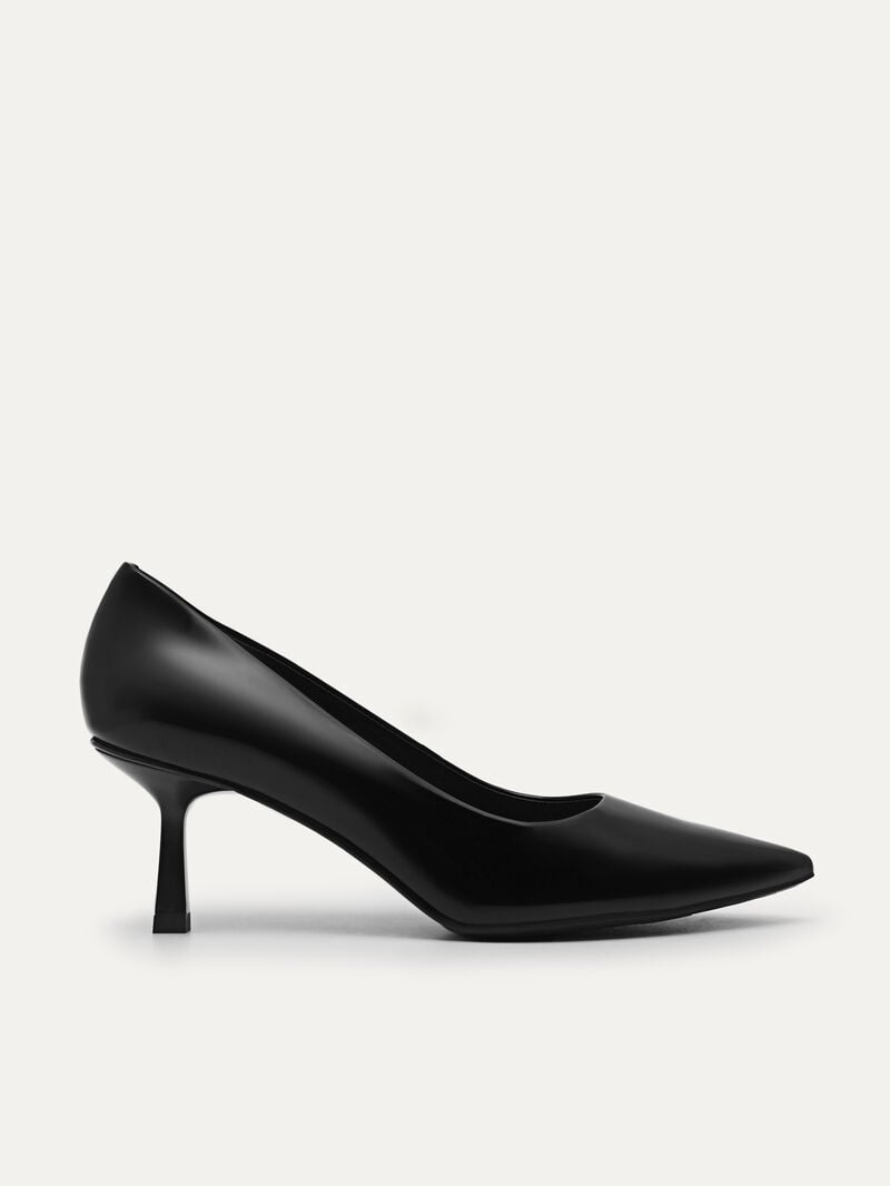 Pedro Studio Patent Leather Pointed Women Pumps Black | Q9Q-2052