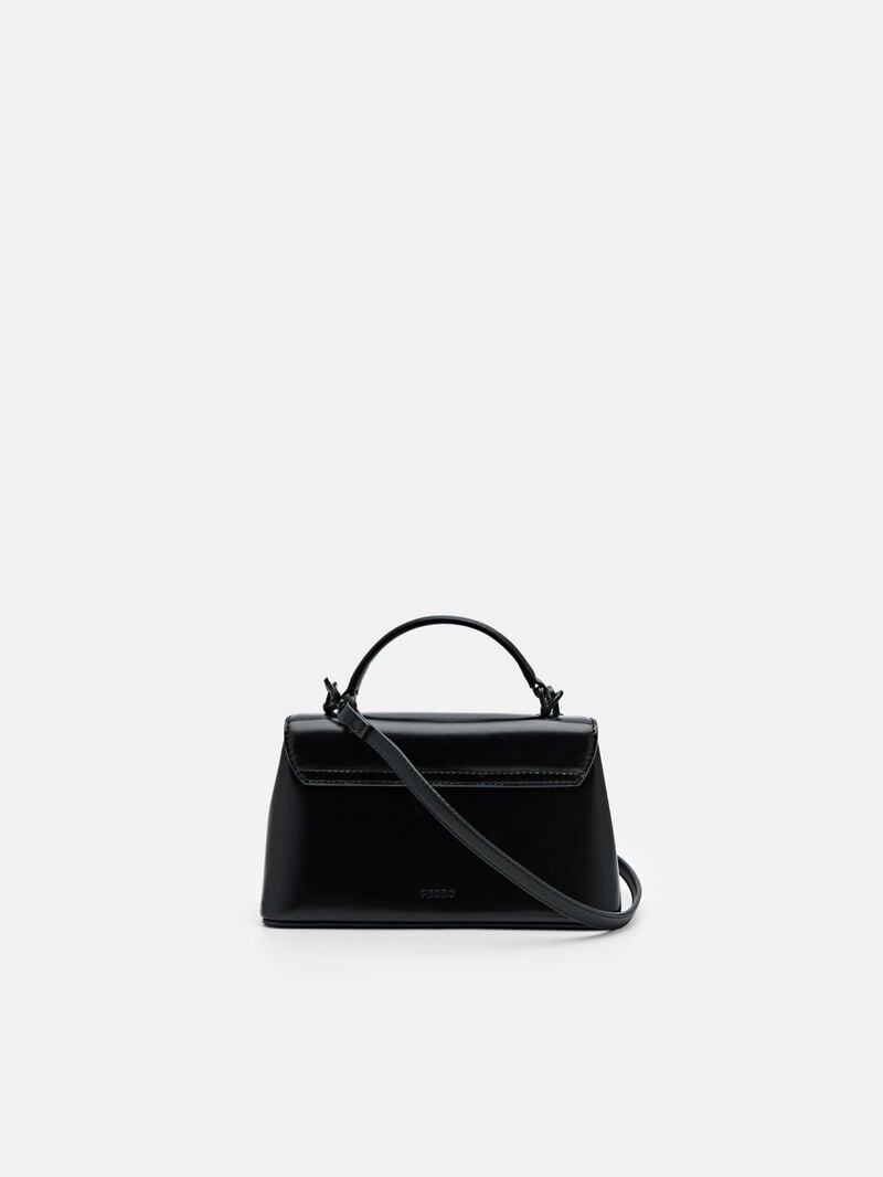 Pedro Studio Pixel Leather Mini Bags Women Shoulder Bags Black | Q9Q-2025