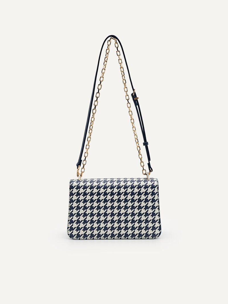 Pedro Studio Rift Leather Bags Women Shoulder Bags Navy | Q9Q-2024