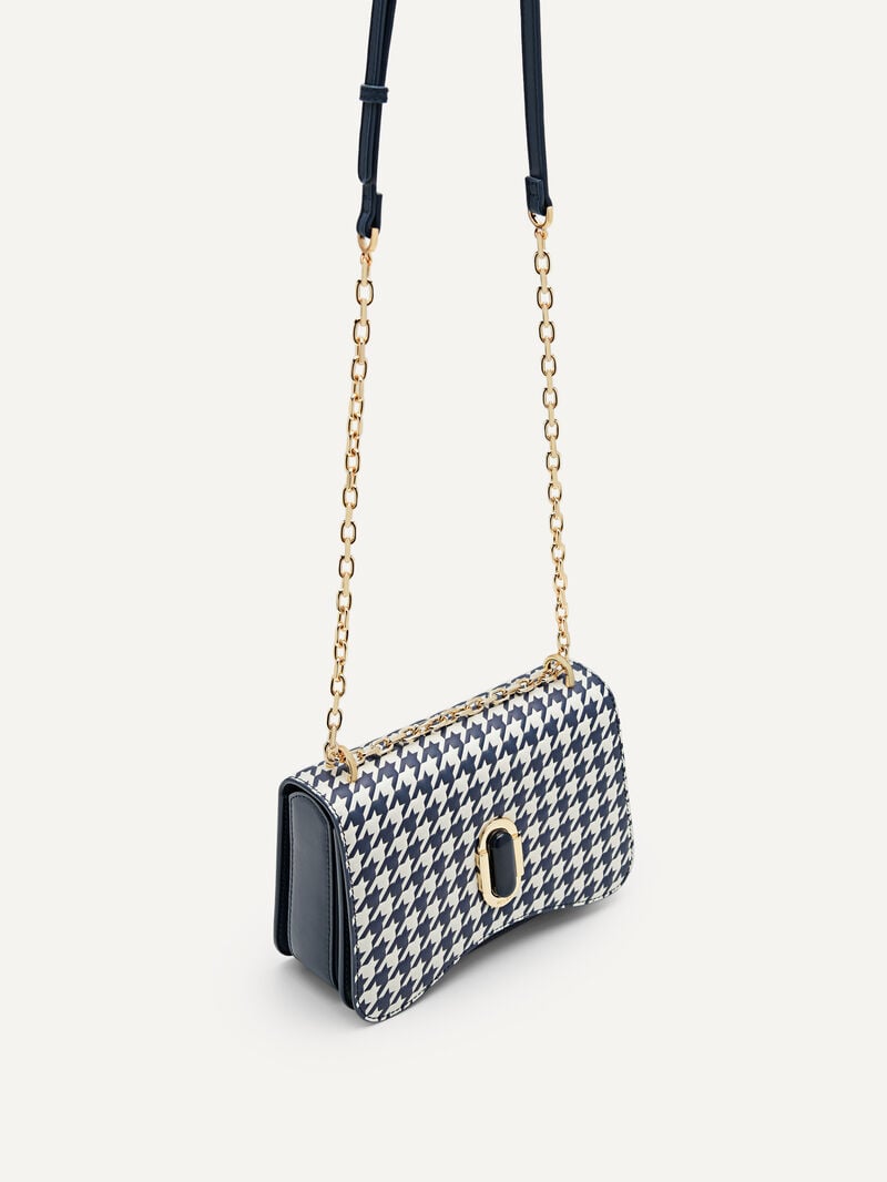 Pedro Studio Rift Leather Bags Women Shoulder Bags Navy | Q9Q-2024