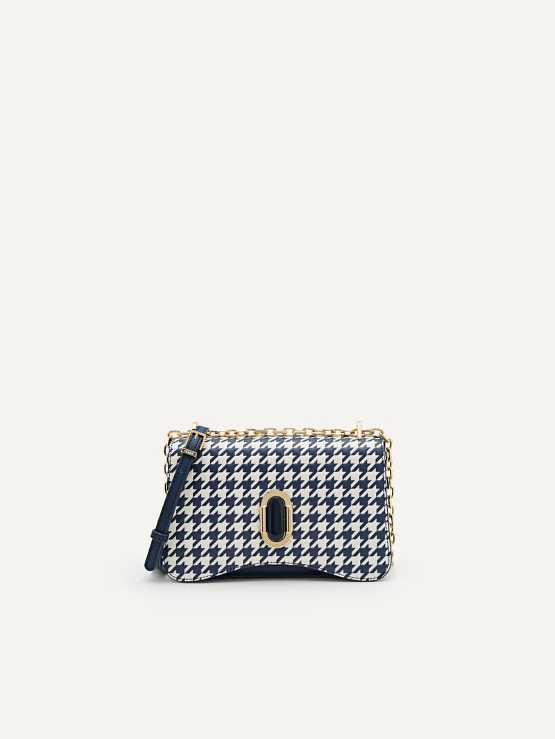 Pedro Studio Rift Leather Bags Women Shoulder Bags Navy | Q9Q-2024