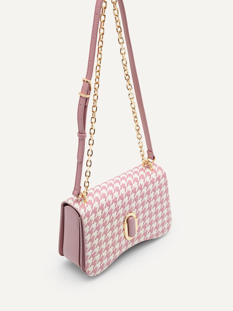 Pedro Studio Rift Leather Bags Women Shoulder Bags Blush | Q9Q-2022