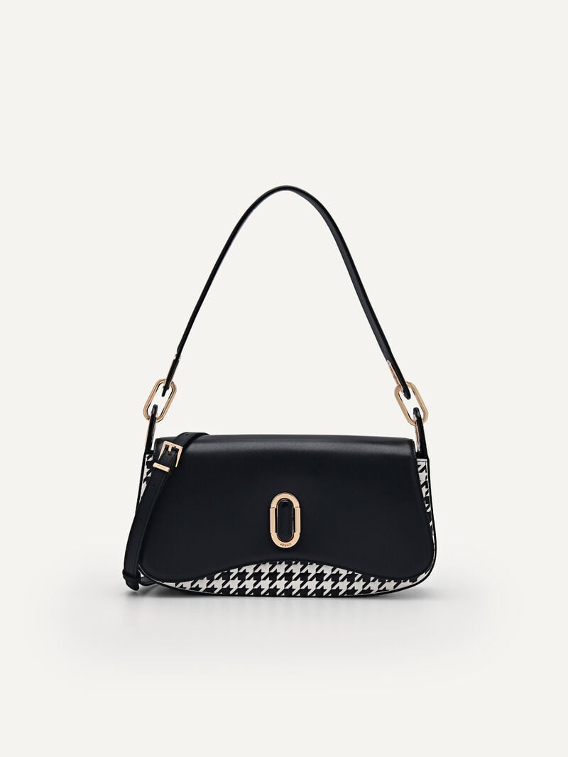 Pedro Studio Rift Leather Bags Women Shoulder Bags Black | Q9Q-2019