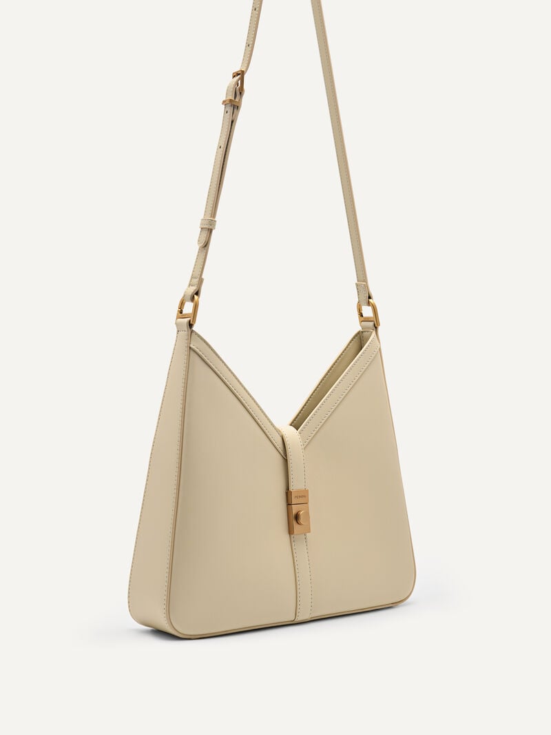 Pedro Studio Sonia Leather Bags Women Hobos Sand | Q9Q-2017