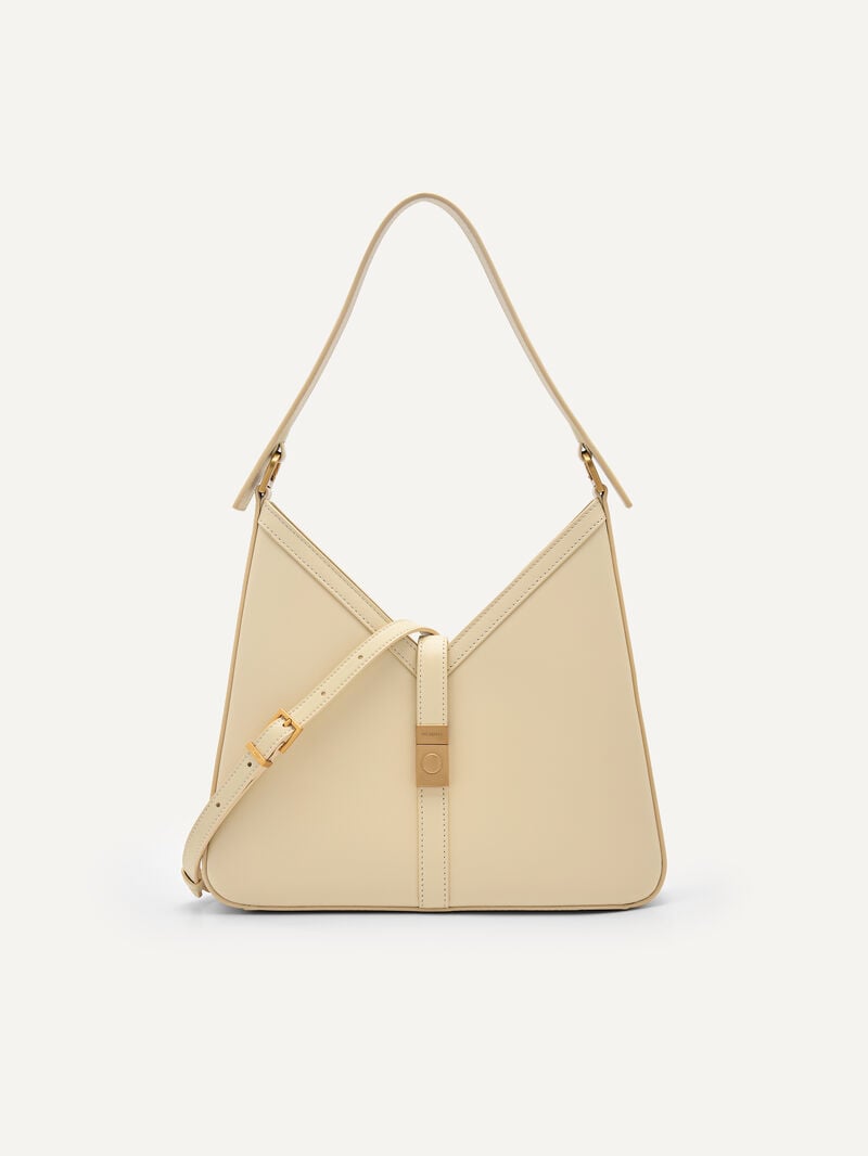 Pedro Studio Sonia Leather Bags Women Hobos Sand | Q9Q-2017