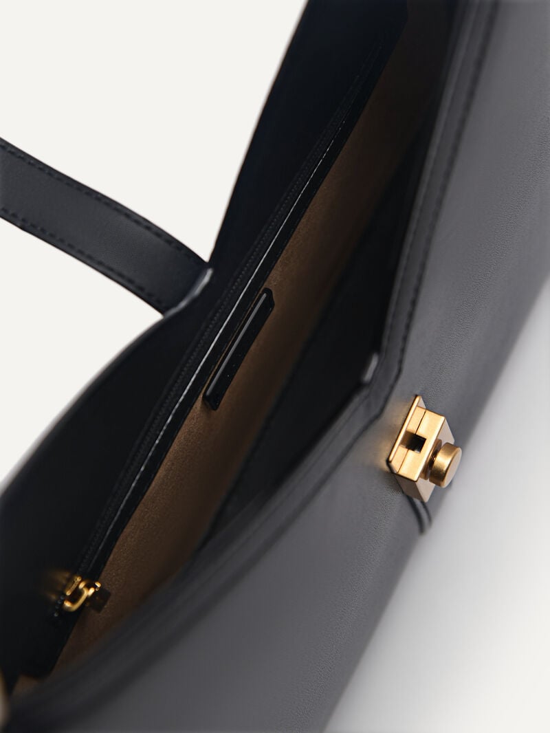 Pedro Studio Sonia Leather Bags Women Hobos Black | Q9Q-2016