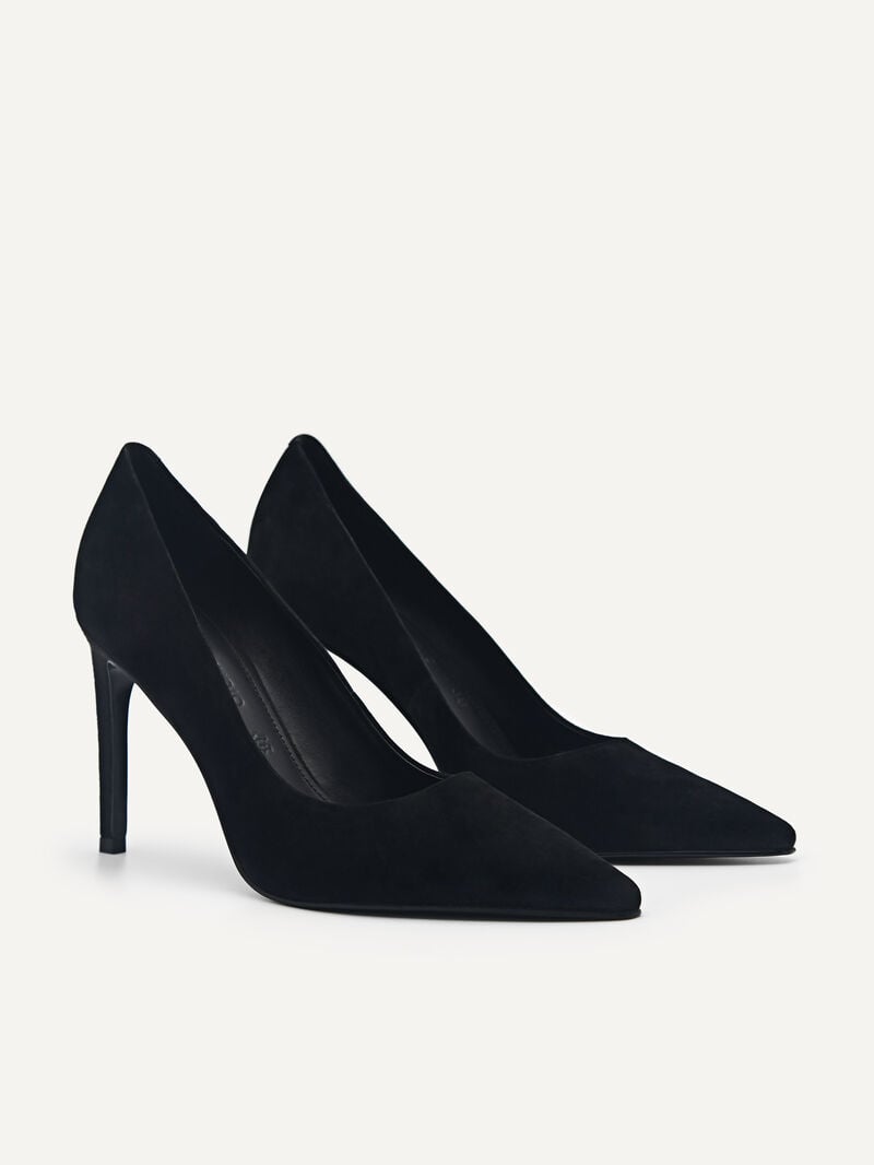 Pedro Studio Ursula Leather Women Pumps Black | Q9Q-2051