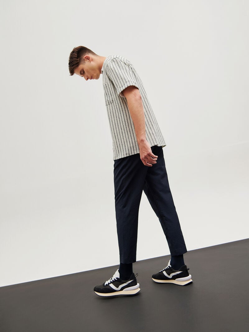 Pedro Suede Sneakers Men Low Top Sneakers Black | Q9Q-1547