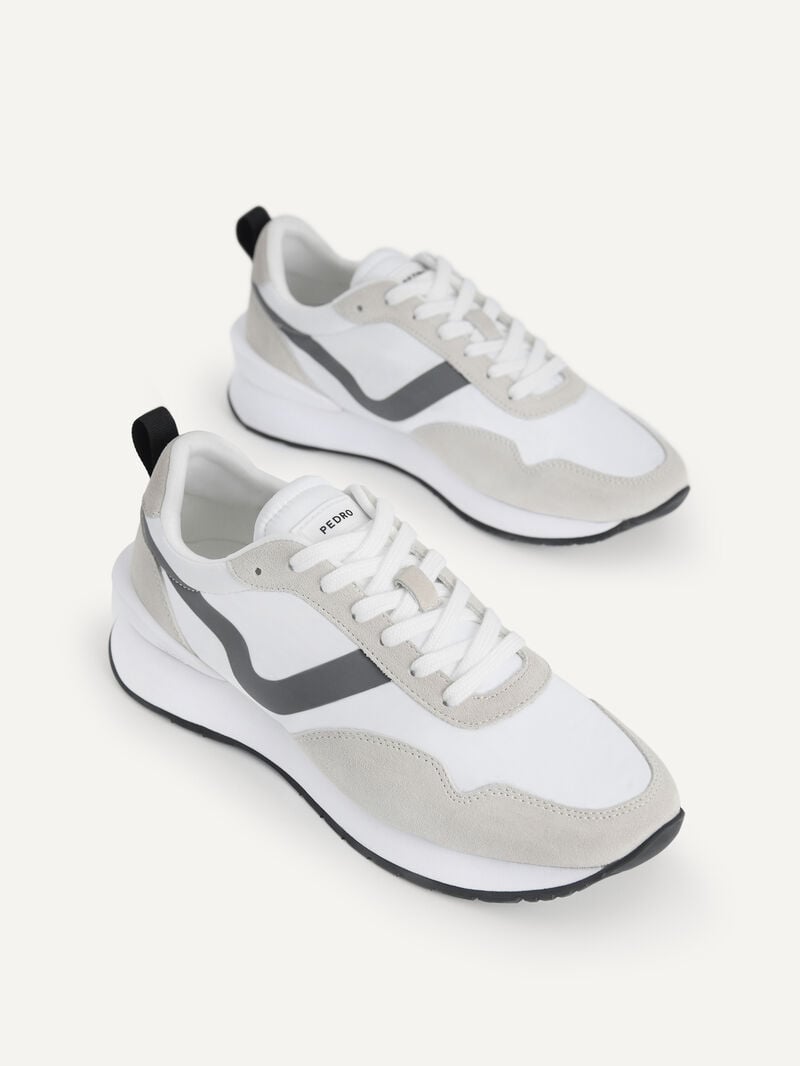 Pedro Suede Women Sneakers White | Q9Q-1546