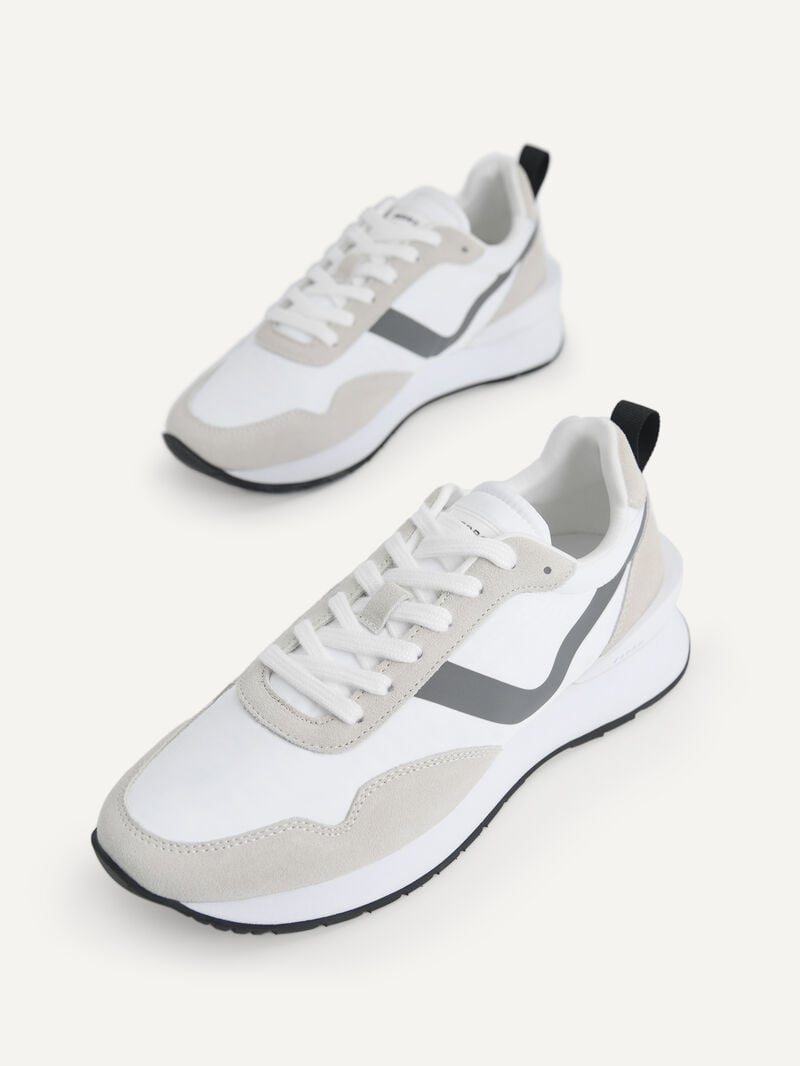 Pedro Suede Women Sneakers White | Q9Q-1546