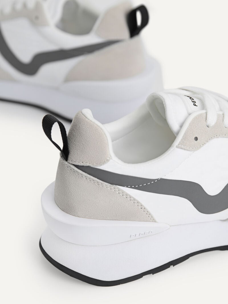 Pedro Suede Women Sneakers White | Q9Q-1546