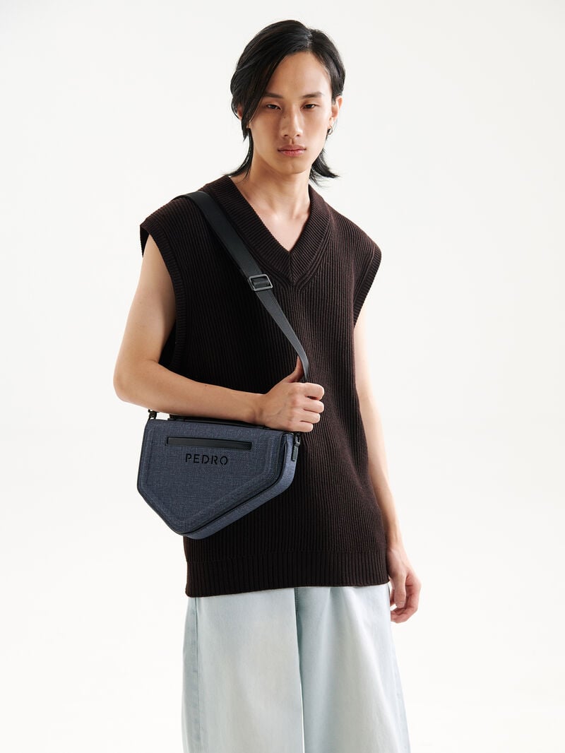 Pedro Taper Bags Men Sling Bags Navy | Q9Q-1057