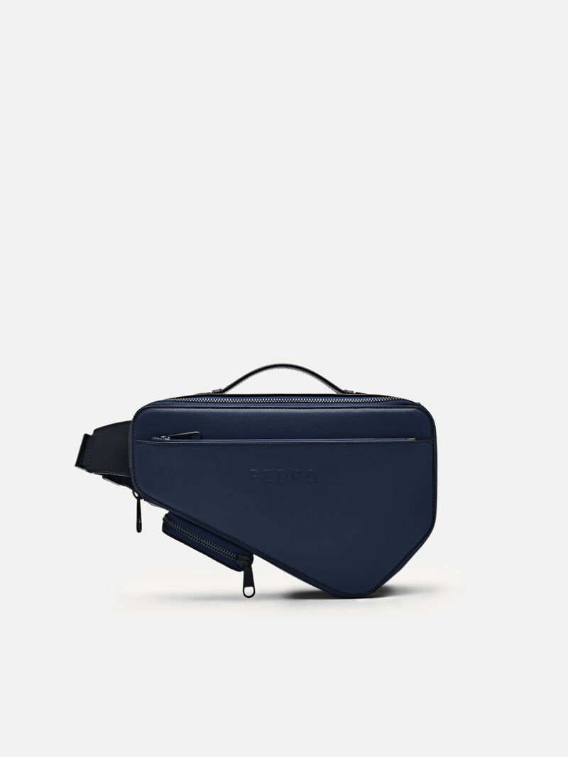 Pedro Taper Sling Pouch Bags Men Sling Bags Navy | Q9Q-1054