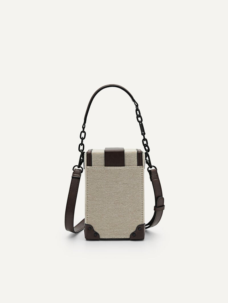 Pedro Tex Bags Men Sling Bags Dark Brown | Q9Q-1051