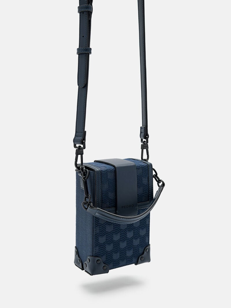 Pedro Tex Bags Men Sling Bags Navy | Q9Q-1052