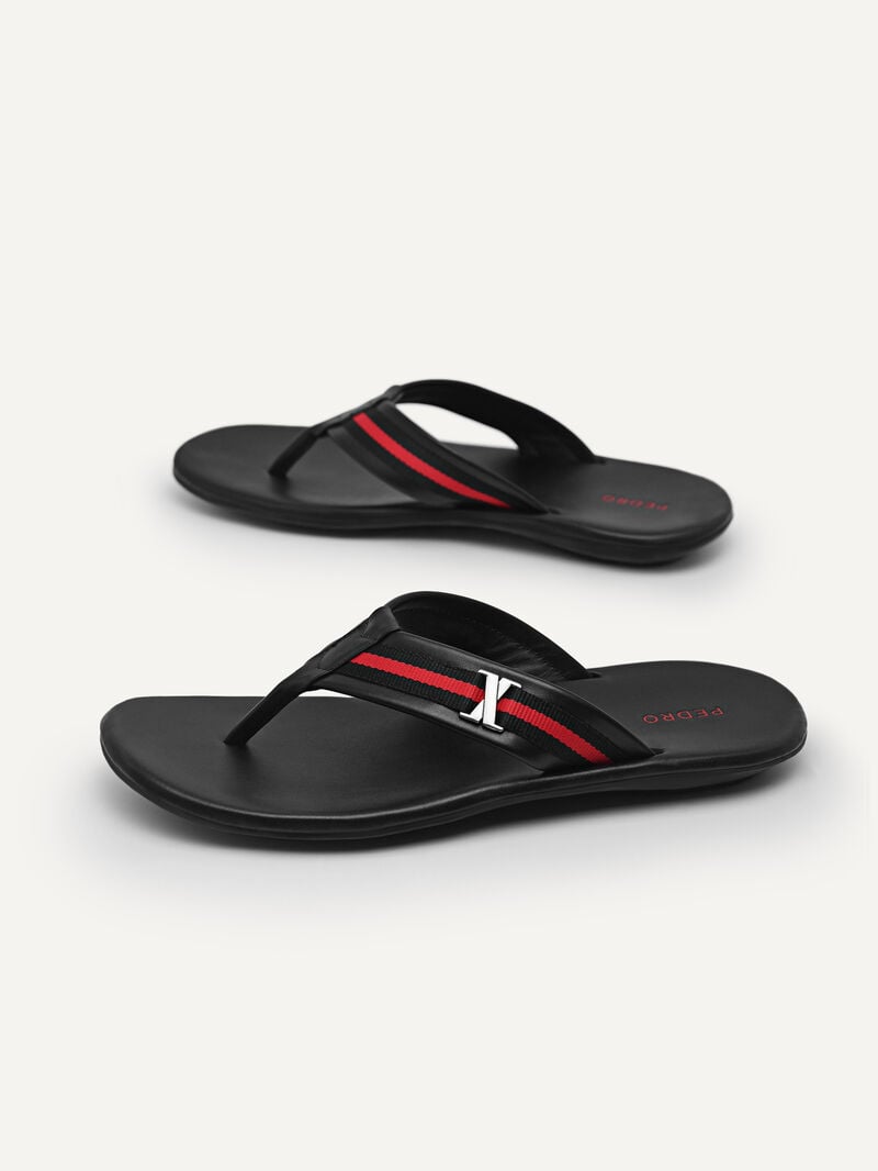 Pedro Thong Men Sandals Black | Q9Q-1522
