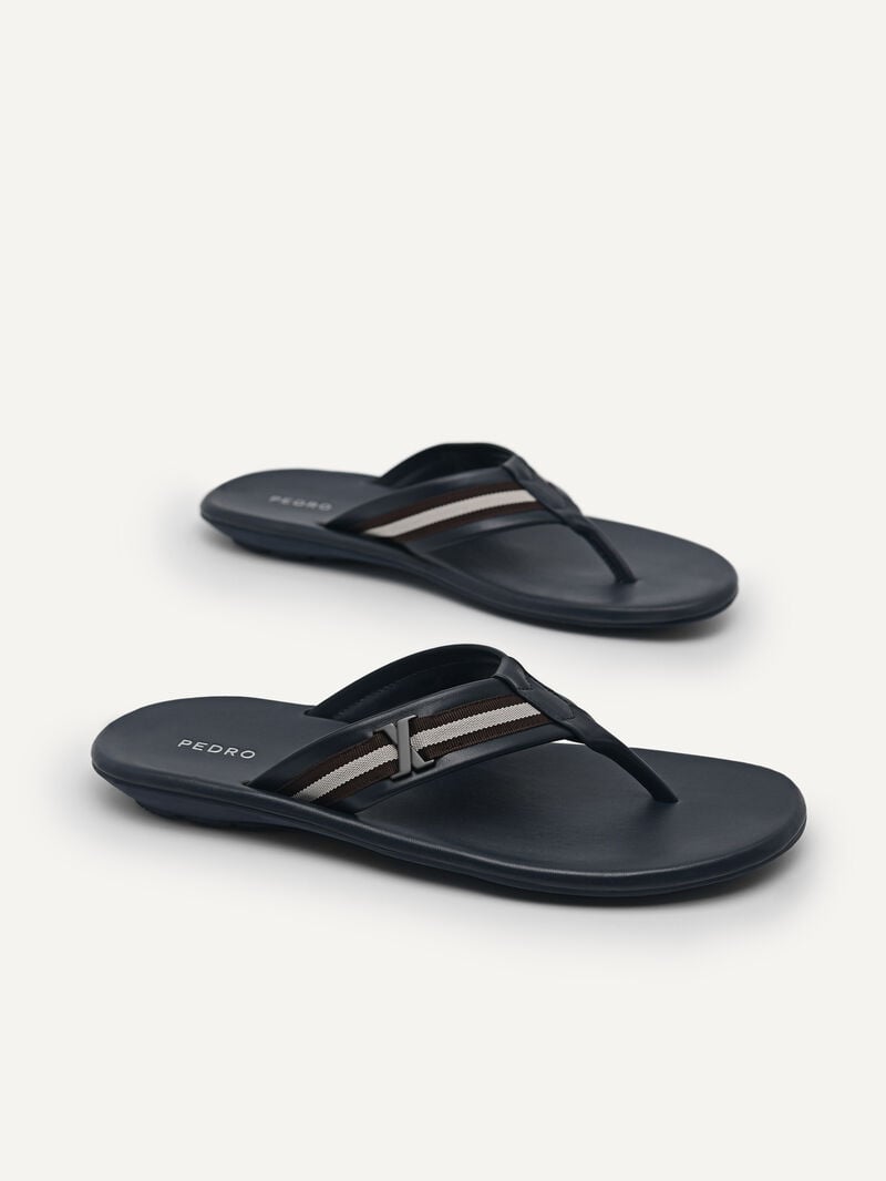 Pedro Thong Men Sandals Navy | Q9Q-1523