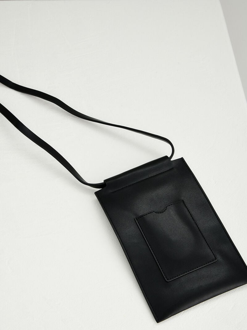 Pedro Trip Phone Pouch with Lanyard Men Tech Accessories Black | Q9Q-899