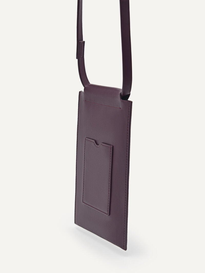 Pedro Trip Phone Pouch with Lanyard Women Tech Accessories Dark Purple | Q9Q-896