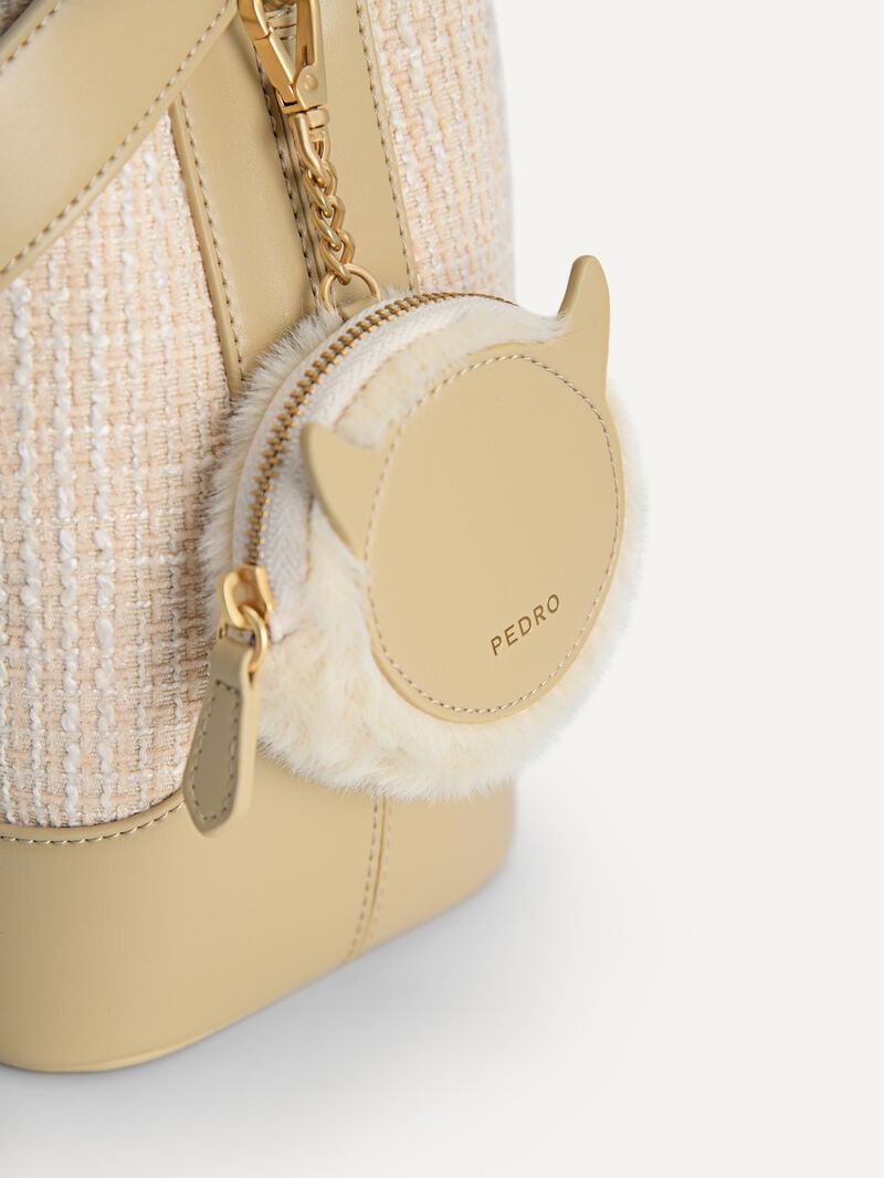 Pedro Tweed Bags Women Bucket Bags Sand | Q9Q-1972