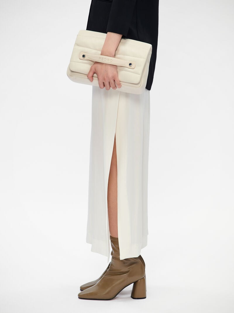 Pedro Yara Bags Women Shoulder Bags Beige | Q9Q-1038