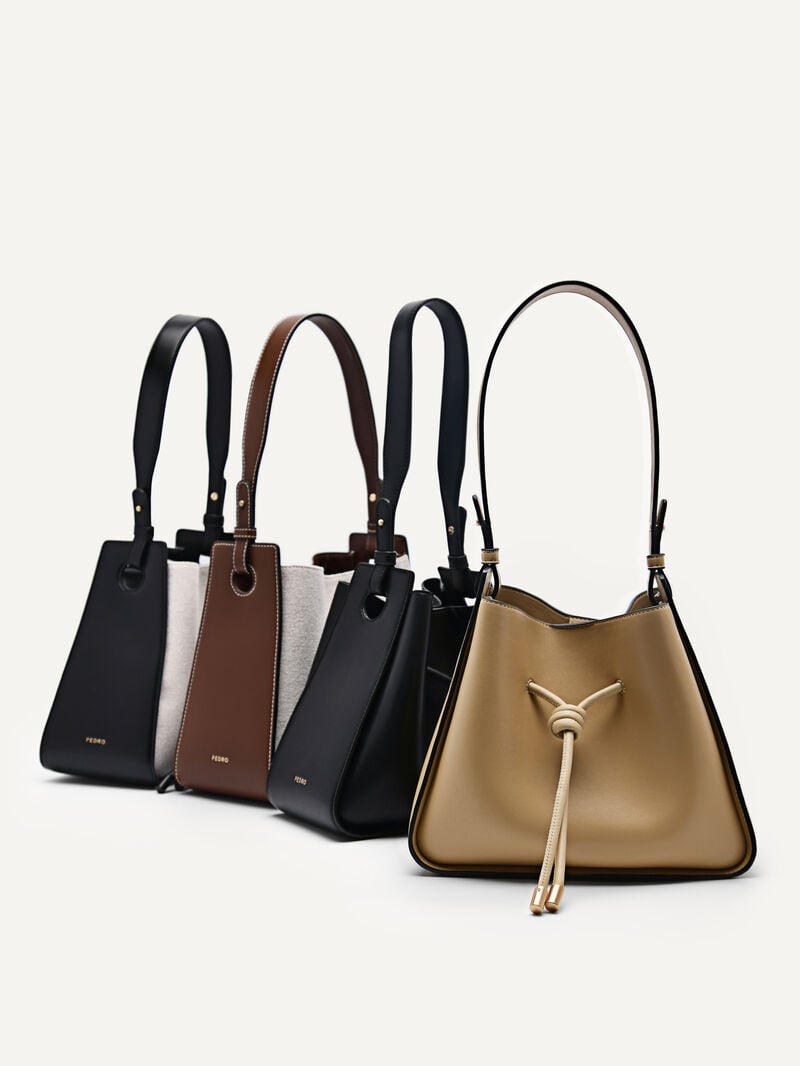 Pedro Yasmin Linen Bags Women Bucket Bags Multi2 | Q9Q-1952