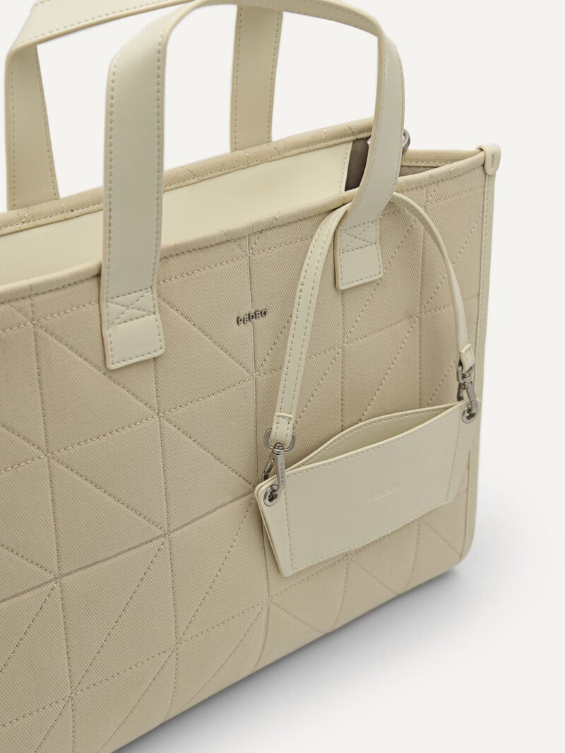 Pedro reCanvas Bags Men Totes Beige | Q9Q-1092