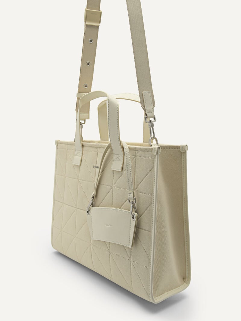 Pedro reCanvas Bags Men Totes Beige | Q9Q-1092