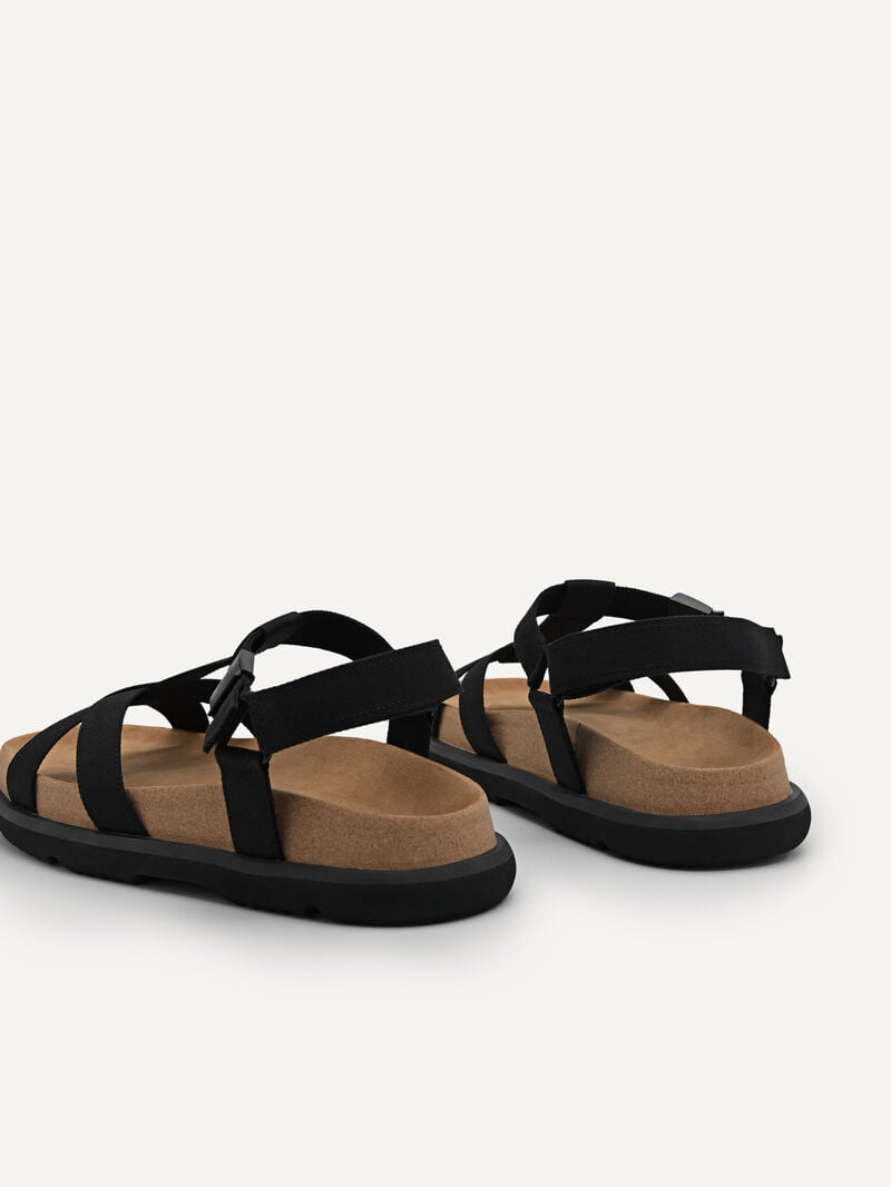 Pedro reCanvas Band Men Sandals Black | Q9Q-1608