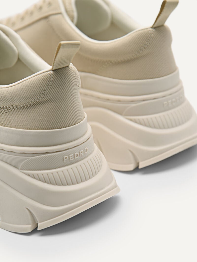 Pedro reHybrix Canvas Women Sneakers Beige | Q9Q-1606