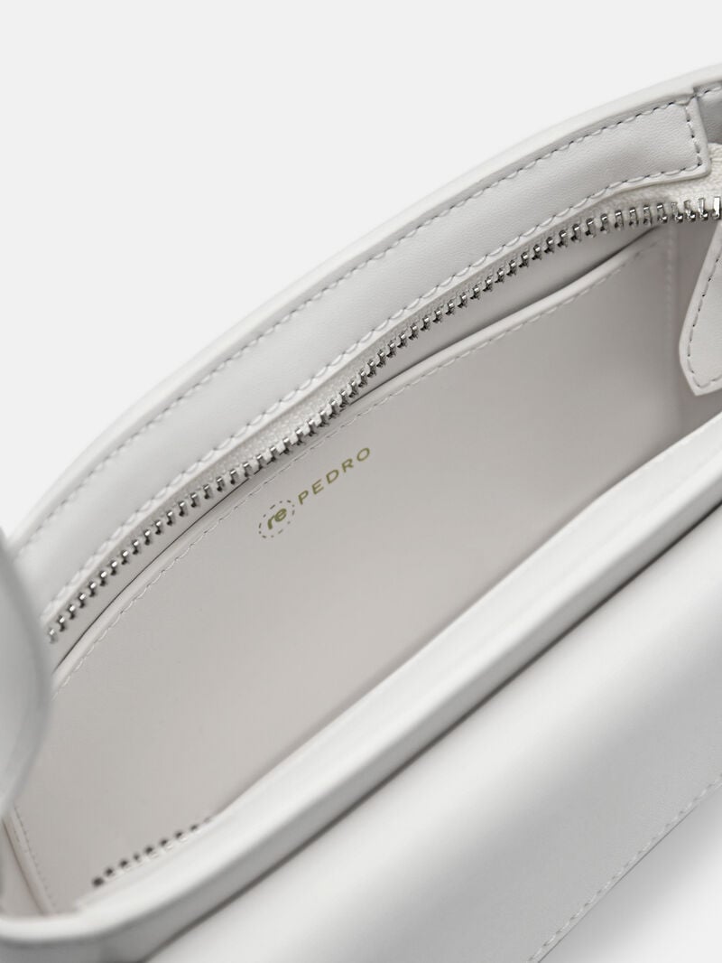 Pedro reRecycled Leather Mini Bags Men Sling Bags White | Q9Q-1091
