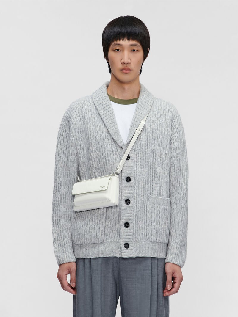 Pedro reRecycled Leather Mini Bags Men Sling Bags White | Q9Q-1091