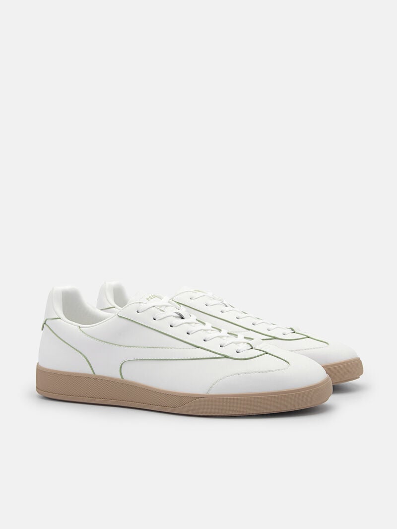 Pedro reRecycled Leather Sneakers Men Court Sneakers White | Q9Q-1605