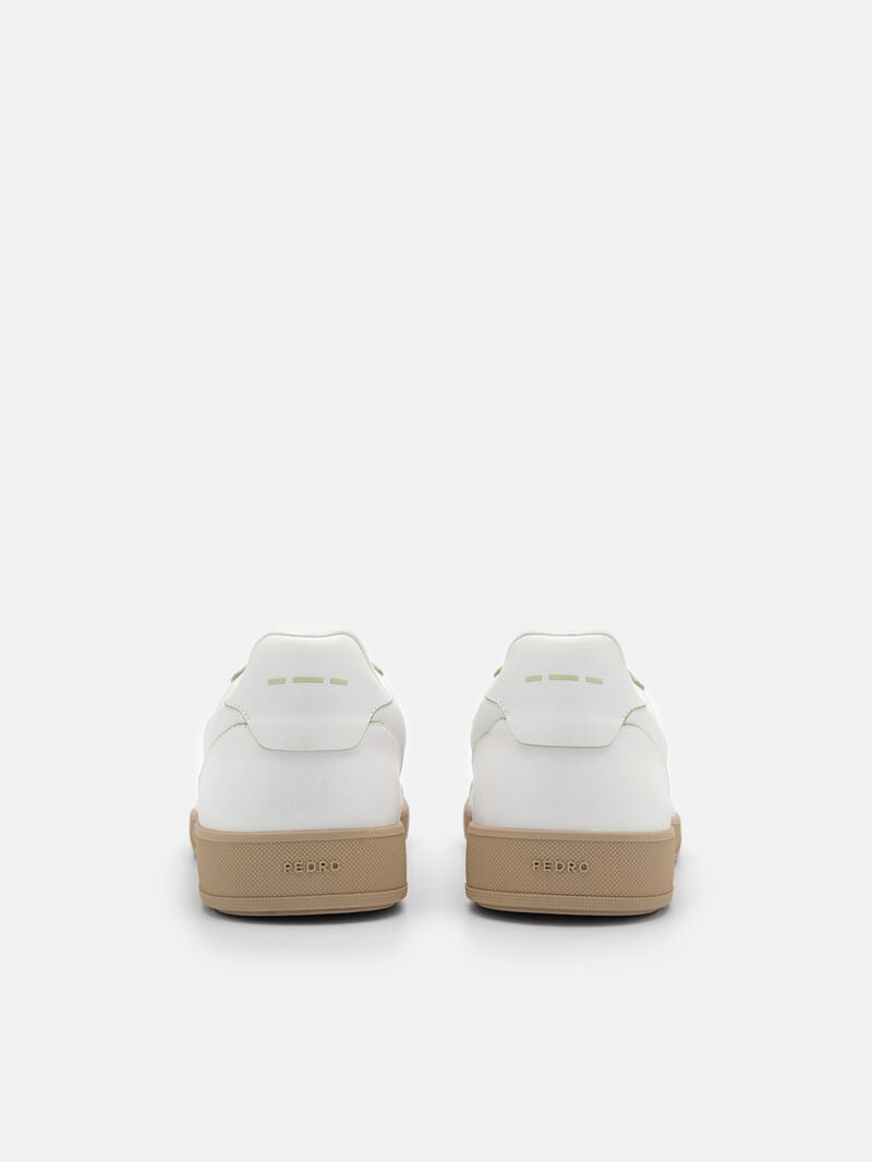 Pedro reRecycled Leather Sneakers Men Court Sneakers White | Q9Q-1605