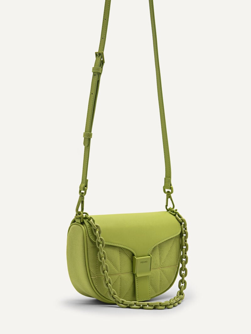 Pedro reTwill Handbag Women Top Handle Bags Green | Q9Q-1086